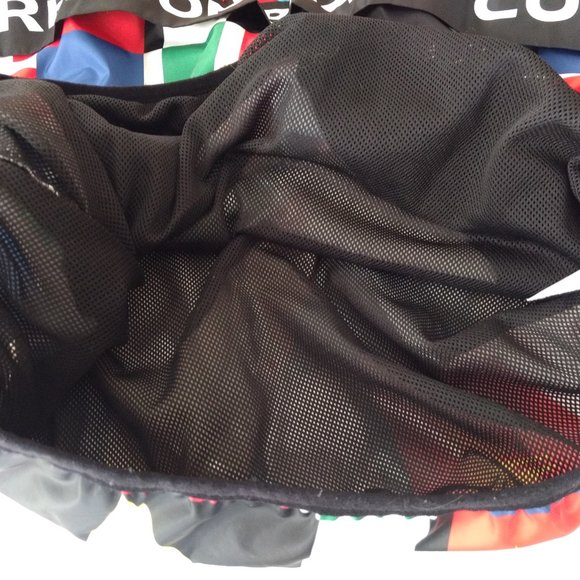 REASON Brand‎ Windbreaker Jacket Men's L Multicolor Abstract 1/4 Zip Hood Lining - Picture 9 of 14